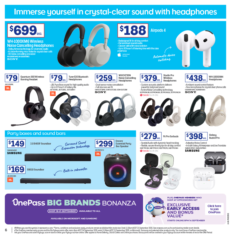 Officeworks Tokens Officeworks Catalogue September 3 - 18, 2025 Big Value Big Names ...