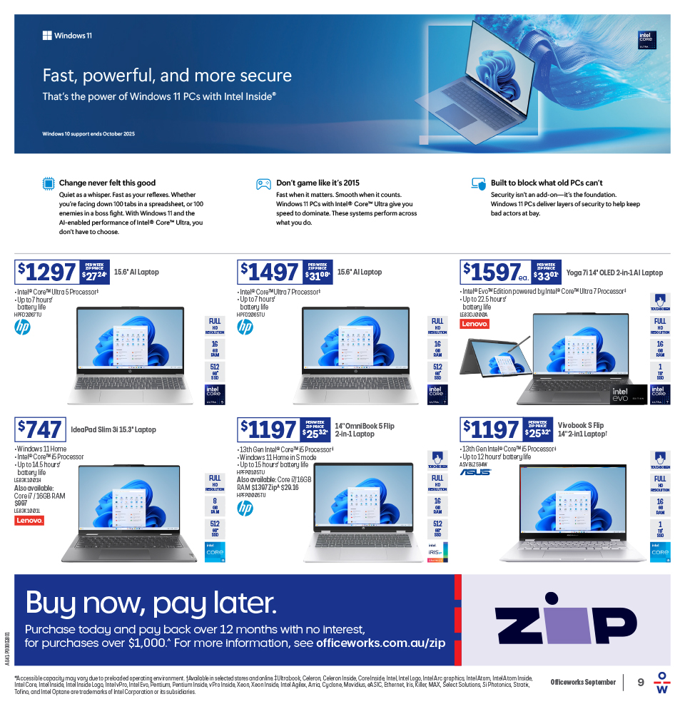 Officeworks Catalogue September 3 - 18, 2025 Big Value Big Names ...