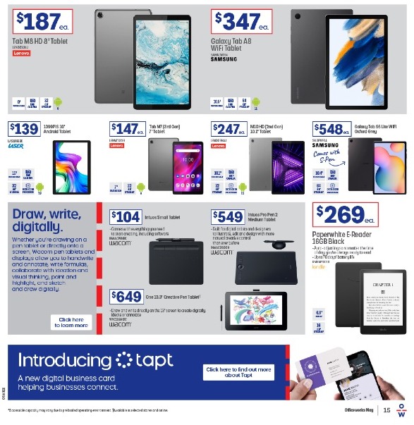 Officeworks Tech Side Officeworks Catalogue Tech 11 - 25 May 2023 - Catalogue AU