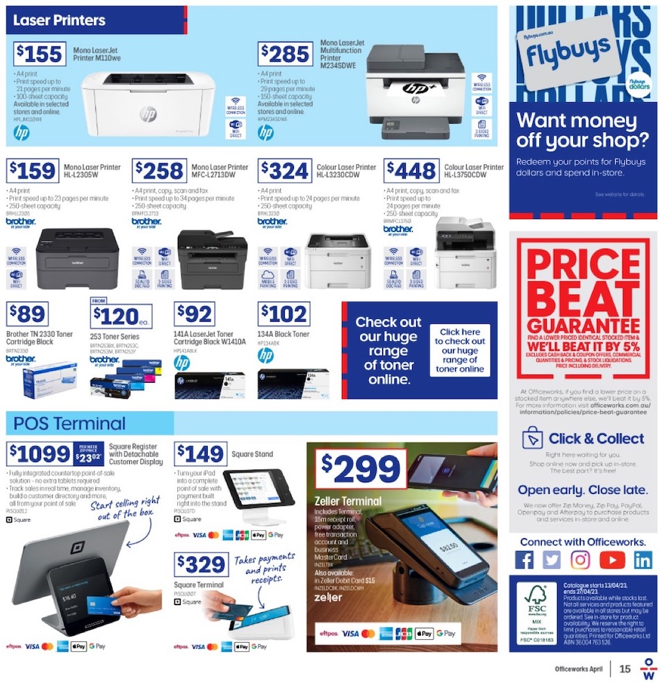 Officeworks Tech Side Officeworks Catalogue Tech 13 - 27 Apr 2023 | Catalogue AU