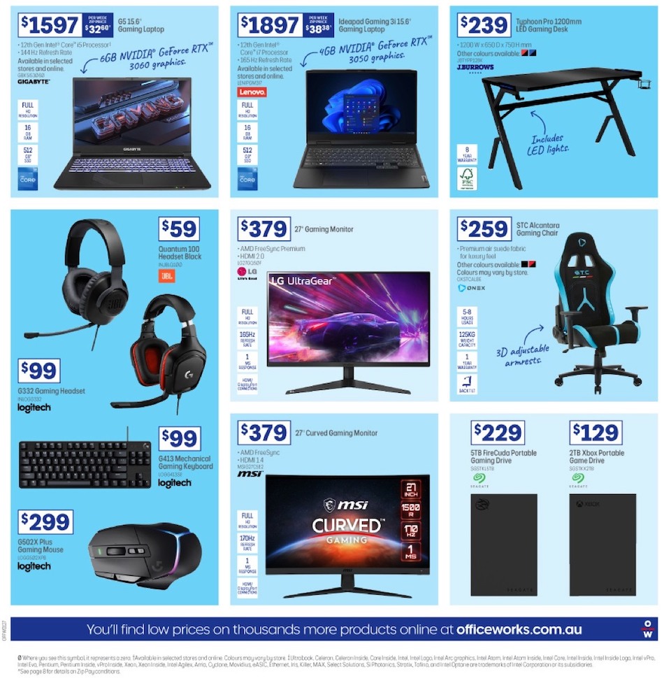 Officeworks Tech Side Officeworks Catalogue Tech 13 - 27 Apr 2023 | Catalogue AU