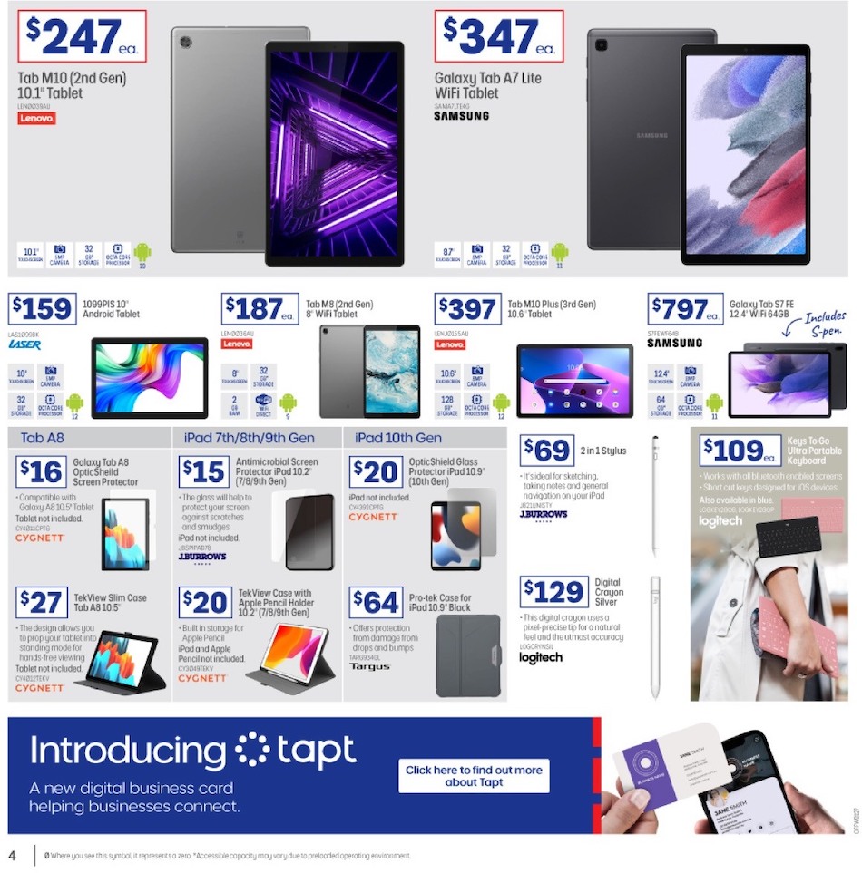 Officeworks Tech Side Officeworks Catalogue Tech 13 - 27 Apr 2023 | Catalogue AU
