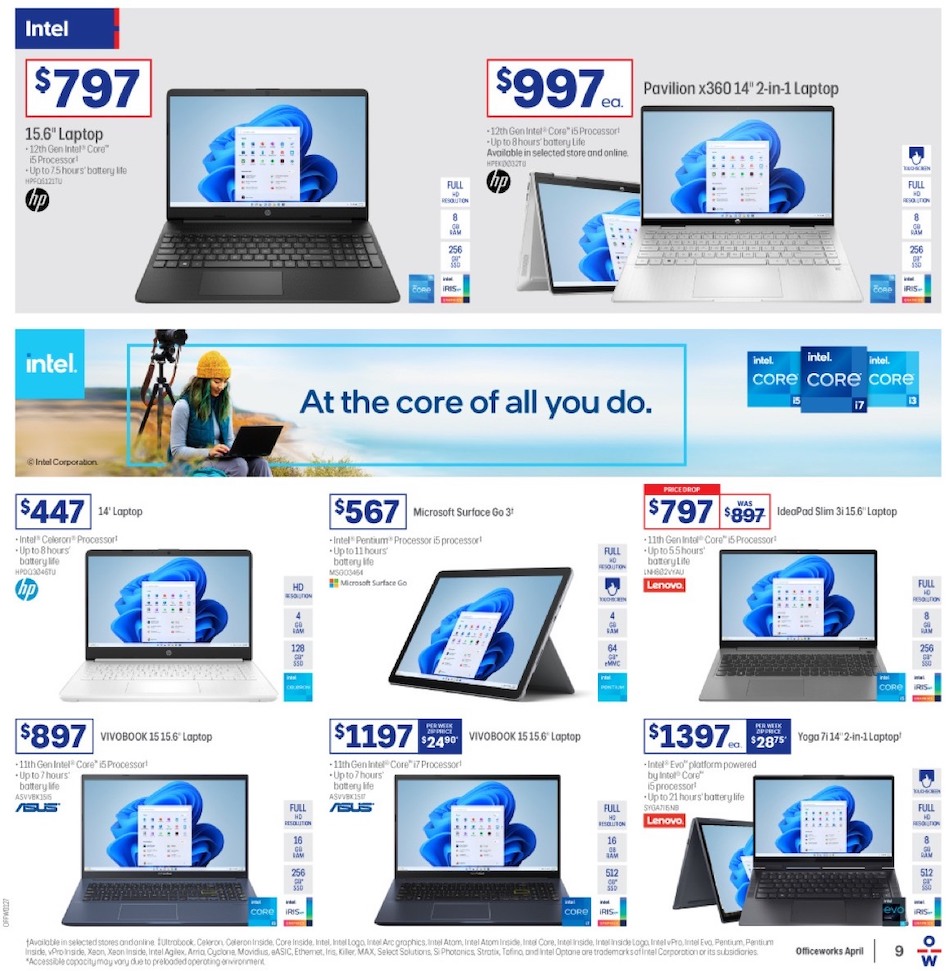 Officeworks Tech Side Officeworks Catalogue Tech 13 - 27 Apr 2023 | Catalogue AU
