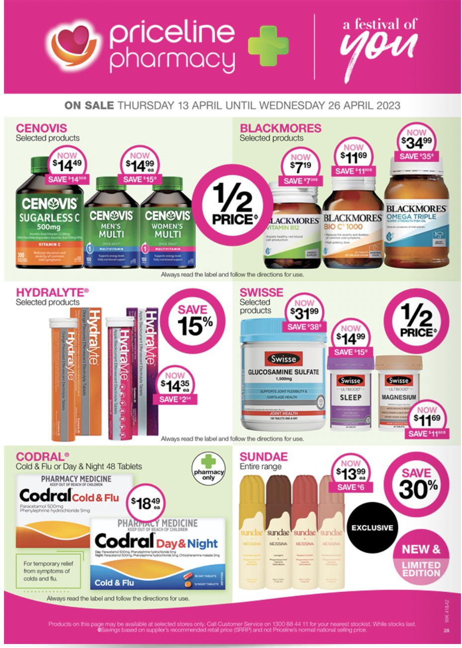 Priceline Catalogue