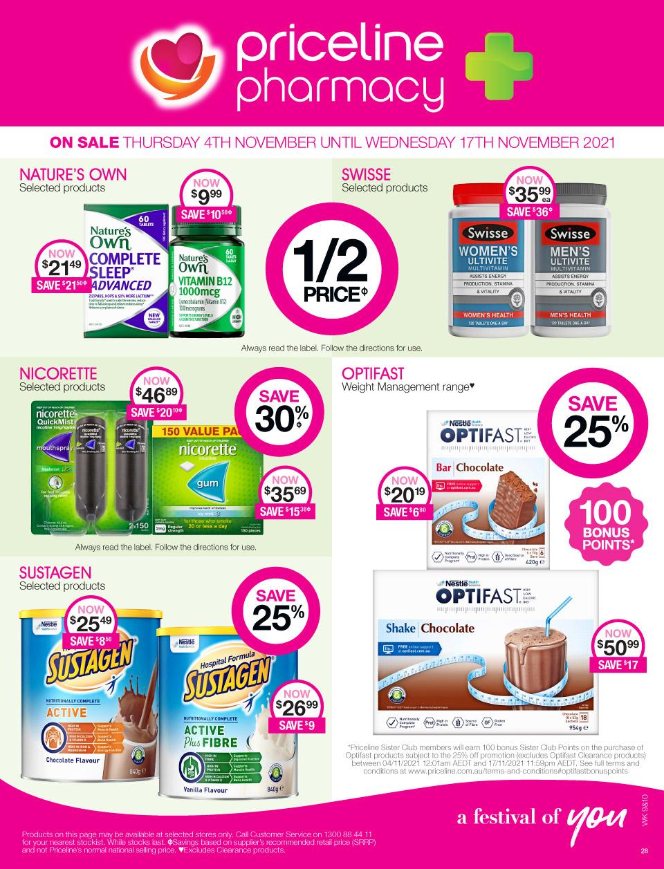 Priceline Catalogue