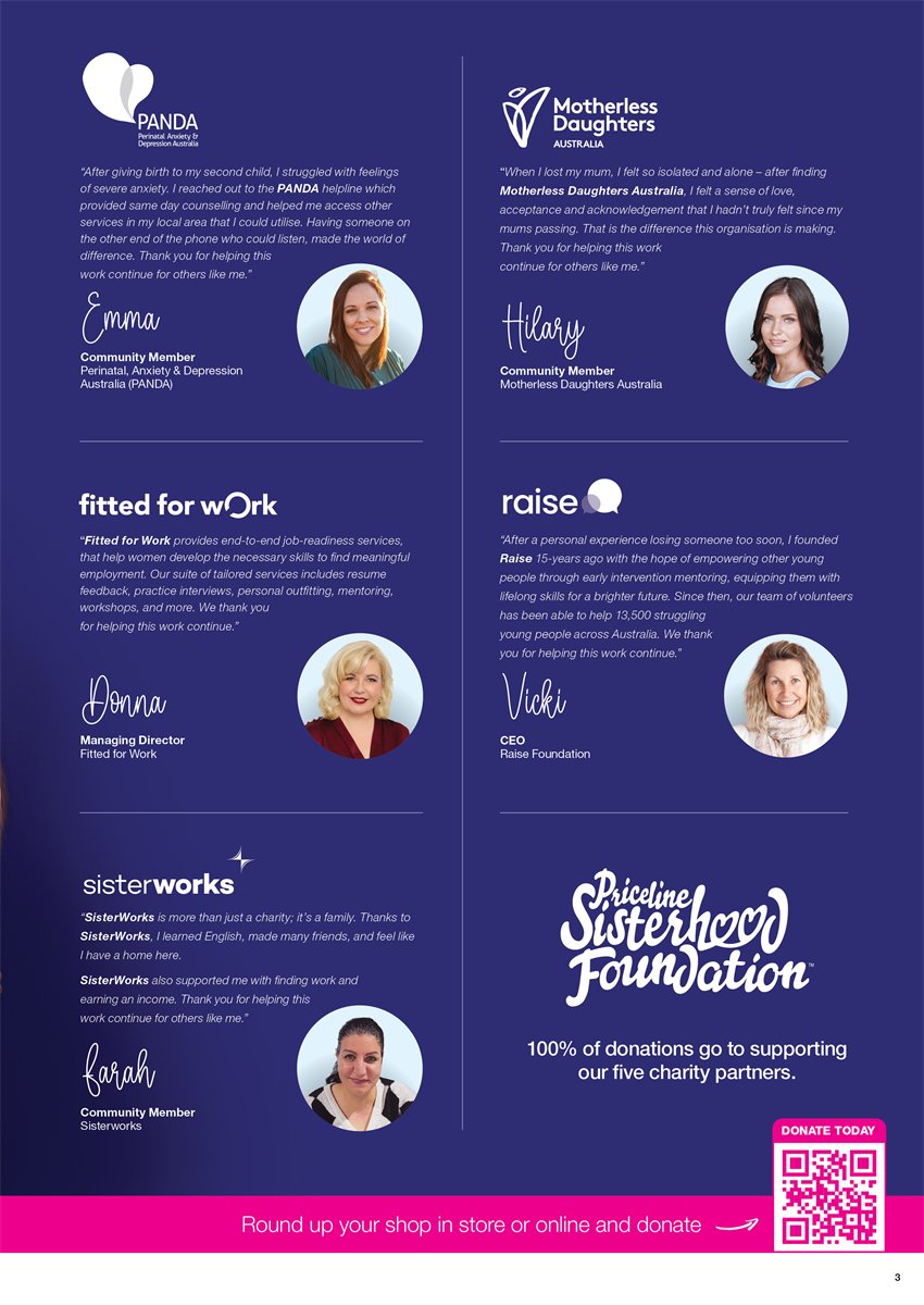 Priceline Catalogue Sisterhood Campaign Part 2 July 14 24, 2024