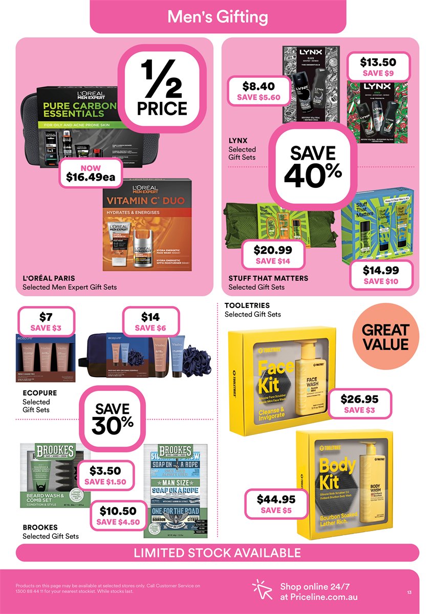 Priceline Catalogue