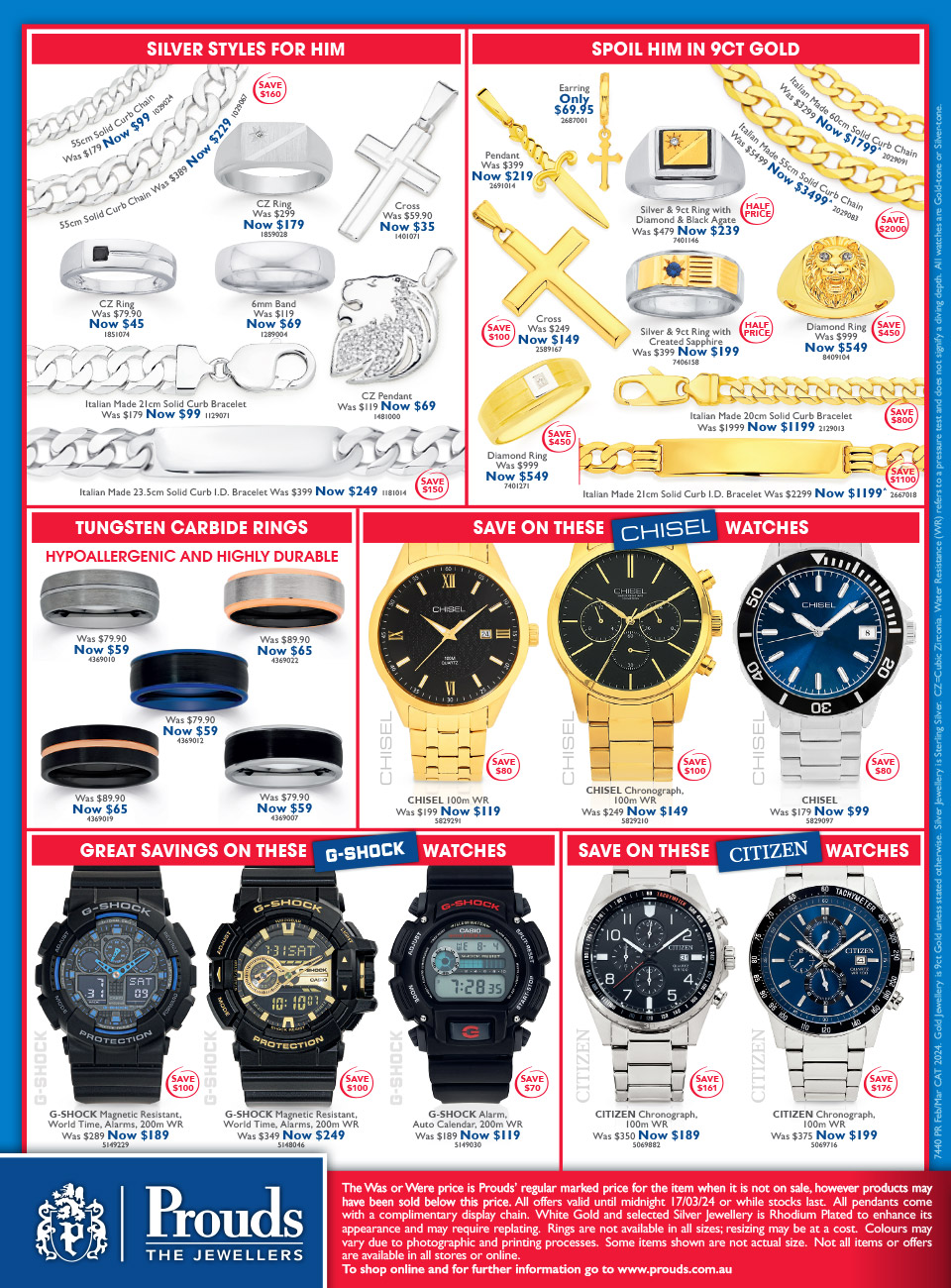 Prouds Catalogue