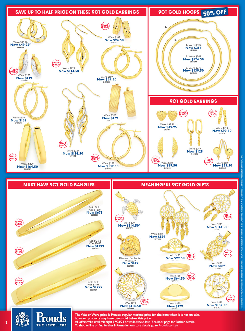 Prouds Catalogue