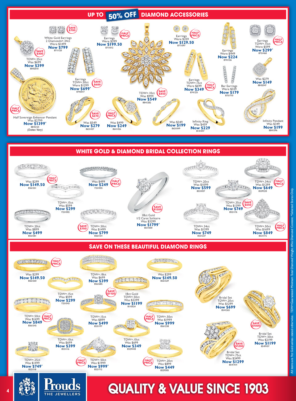 Prouds Catalogue