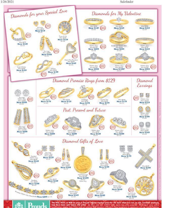 Prouds Catalogue