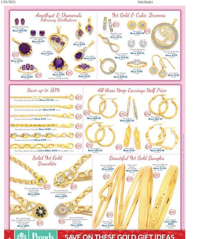Prouds Catalogue