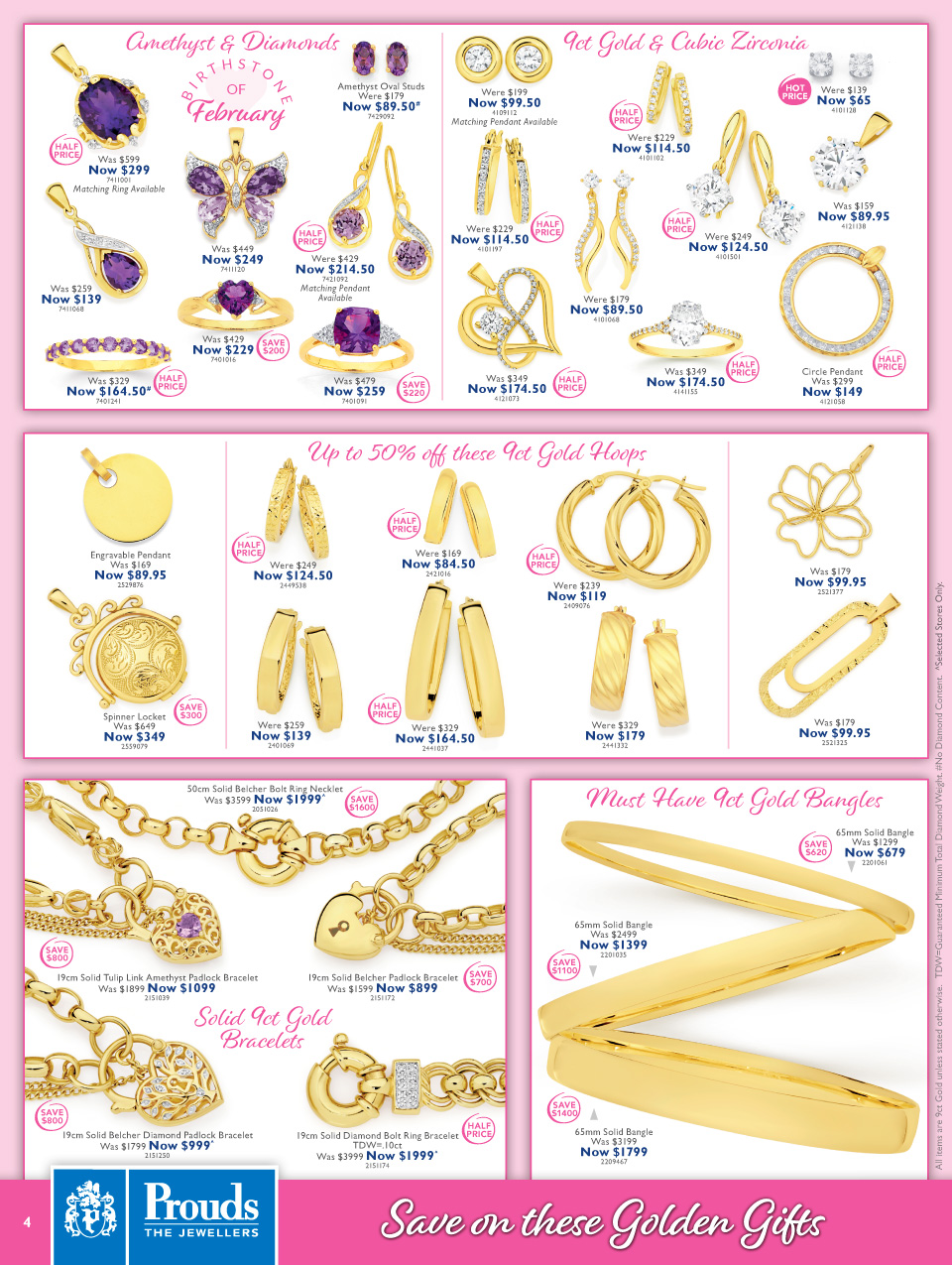 Prouds Catalogue