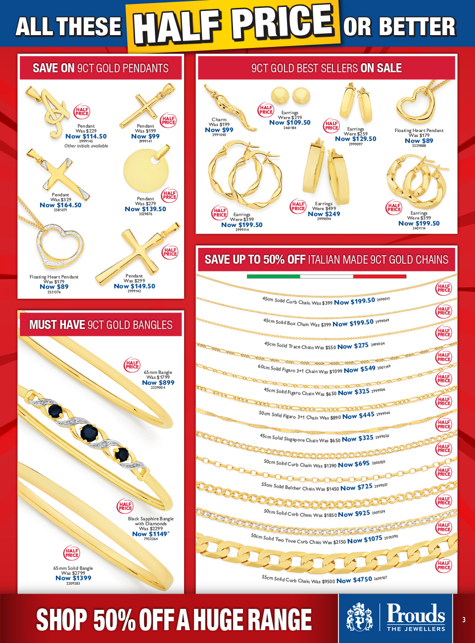 Prouds Catalogue