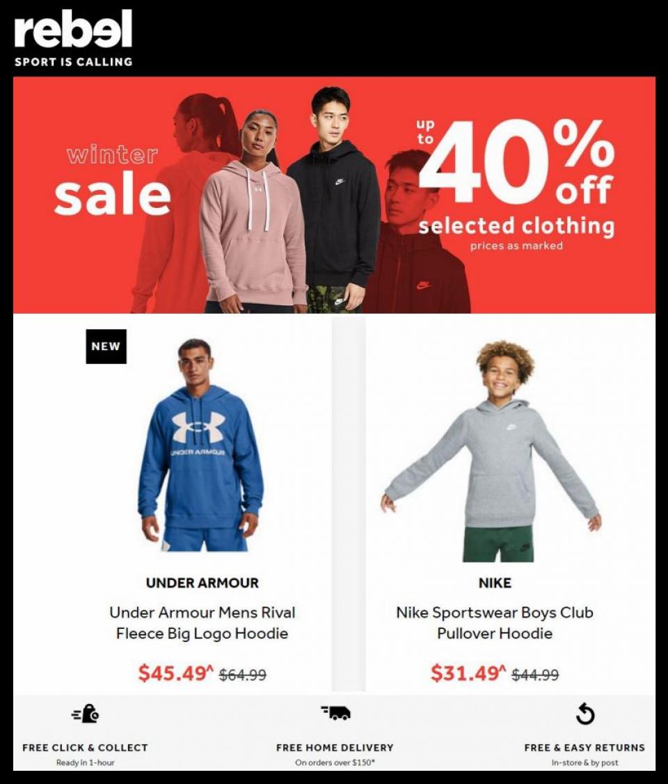 Rebel Sport Catalogue