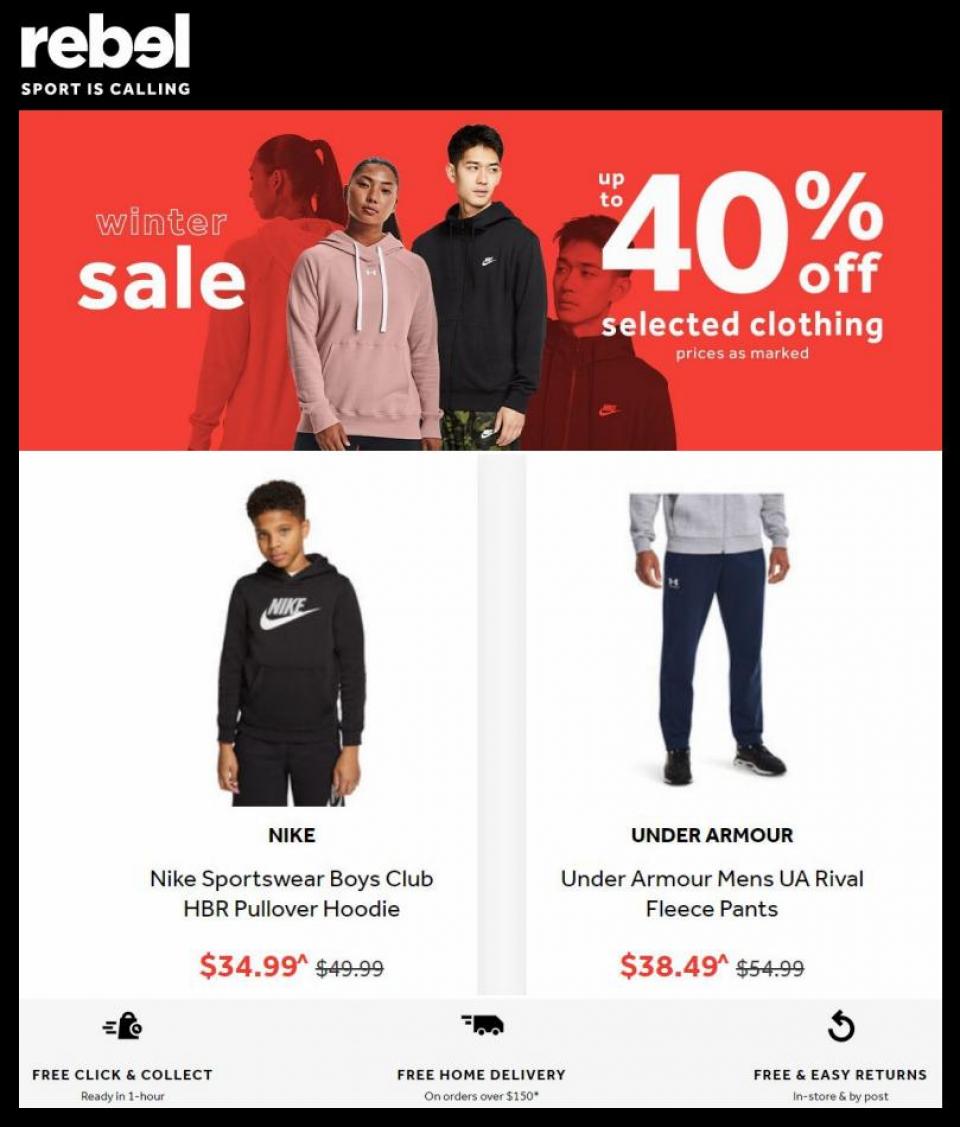 Rebel Sport Catalogue