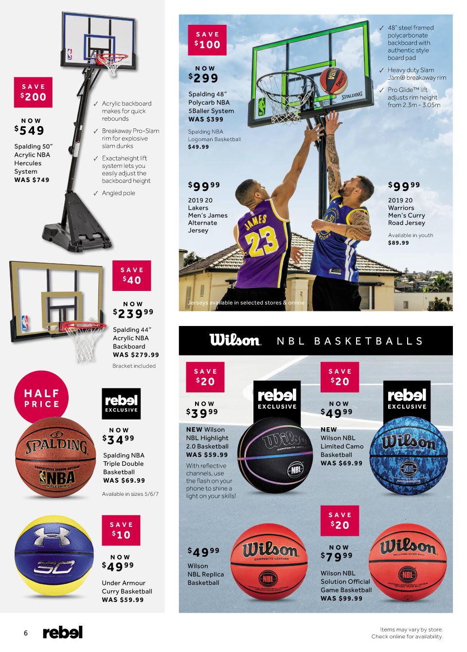 Rebel Sport Catalogue