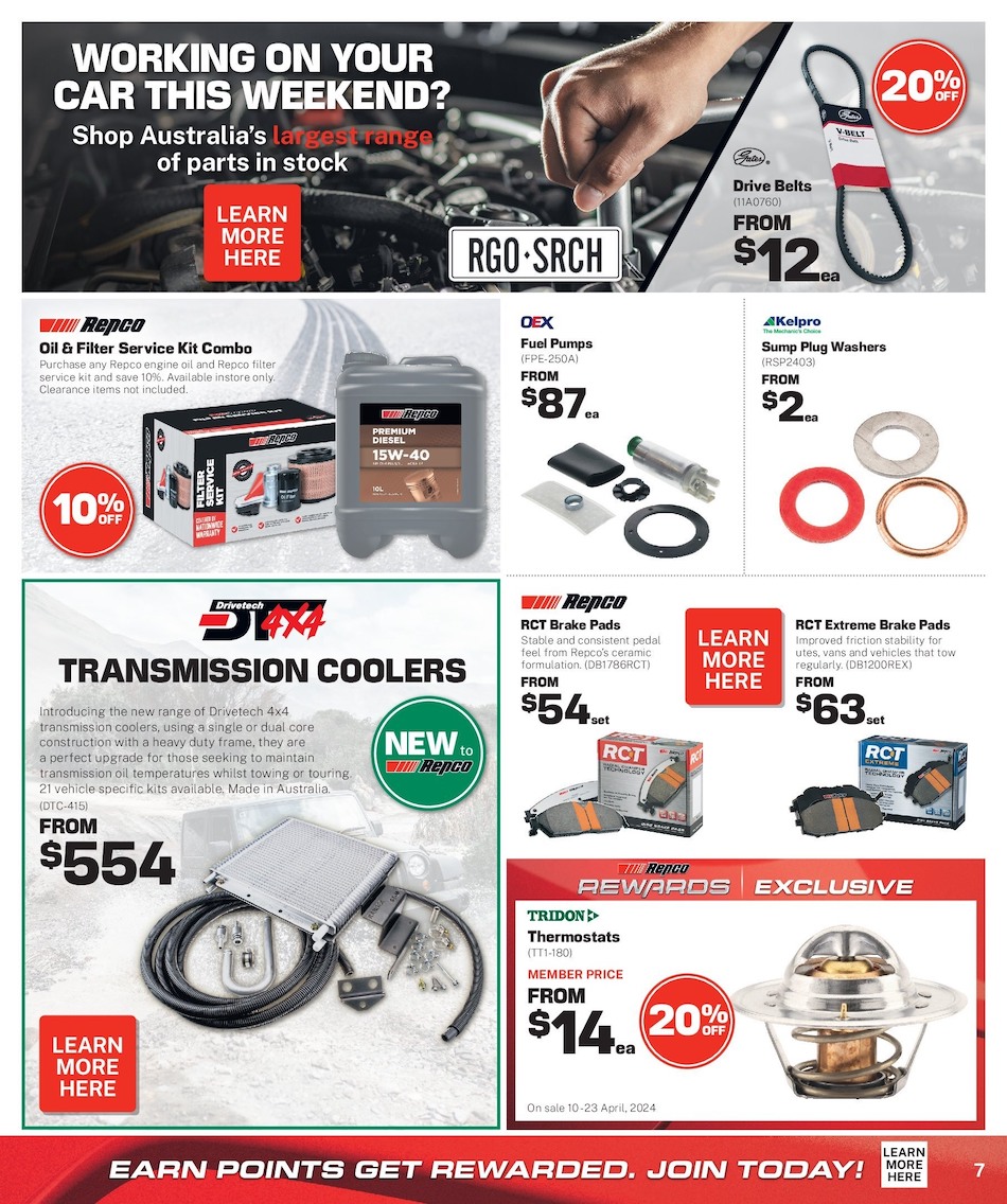 Repco Rwh6278 Repco Catalogue 10 - 23 Apr 2024 | Catalogue AU