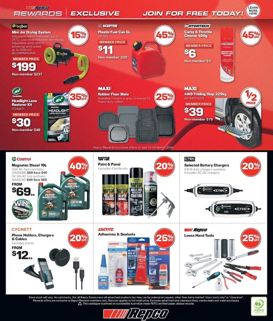 Repco Rwh6278 Repco Catalogue 13 - 28 Mar 2024 | Catalogue AU
