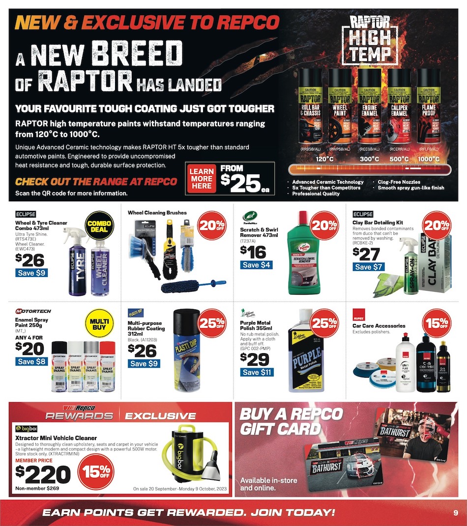 Repco Catalogue 20 Sep - 9 Oct 2023 | Catalogue AU