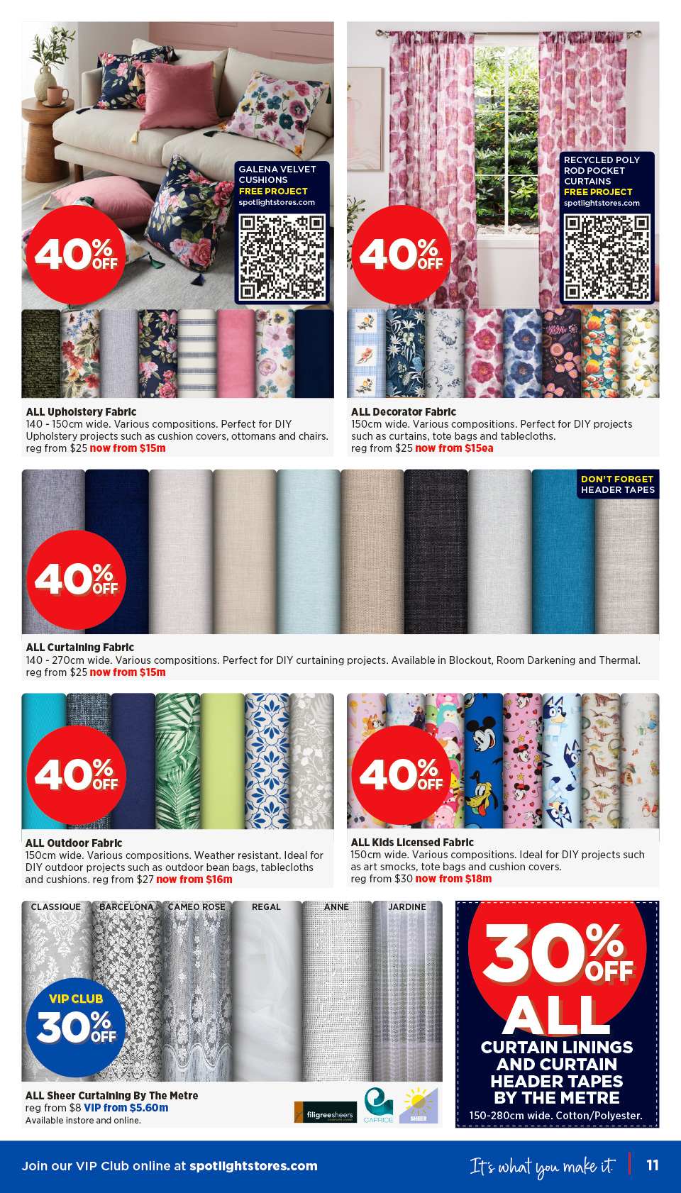 Spotlight Catalogue