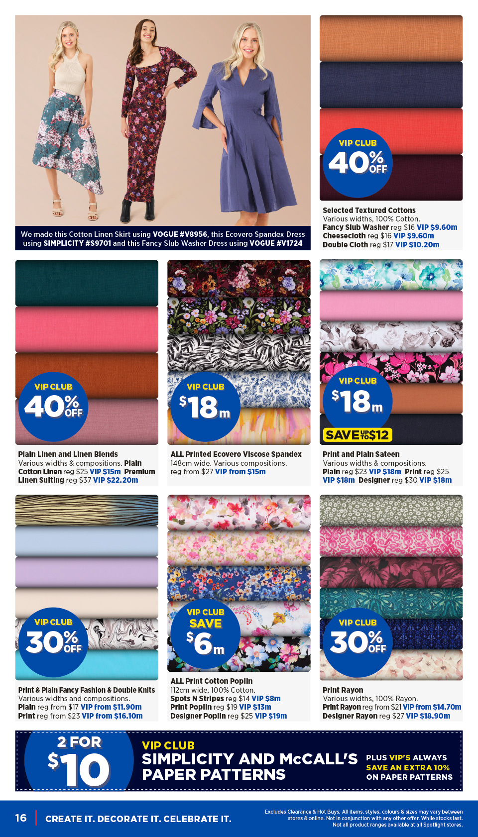 Spotlight Catalogue