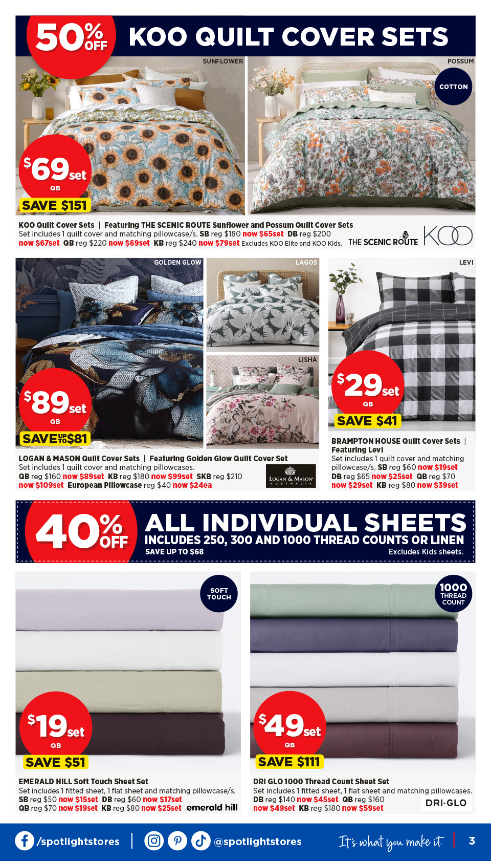 Spotlight Catalogue