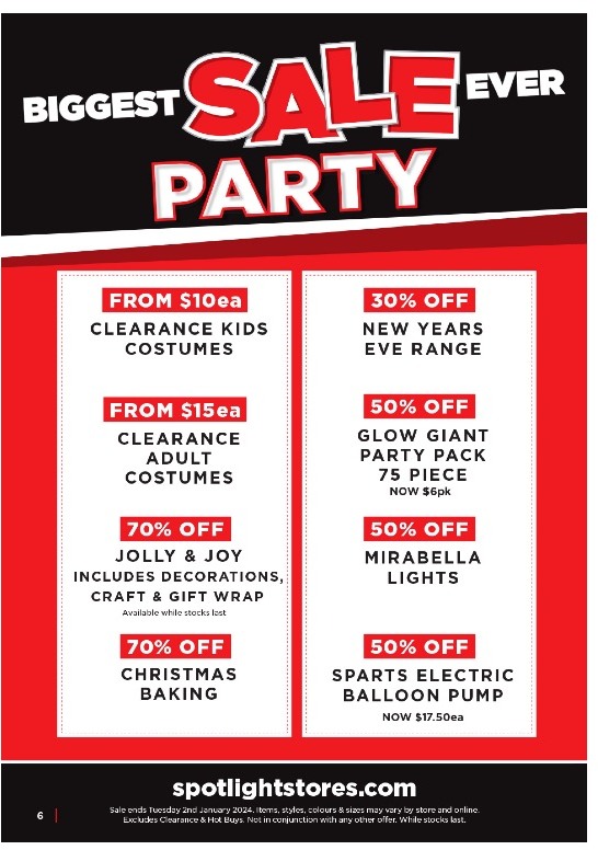 Spotlight Catalogue