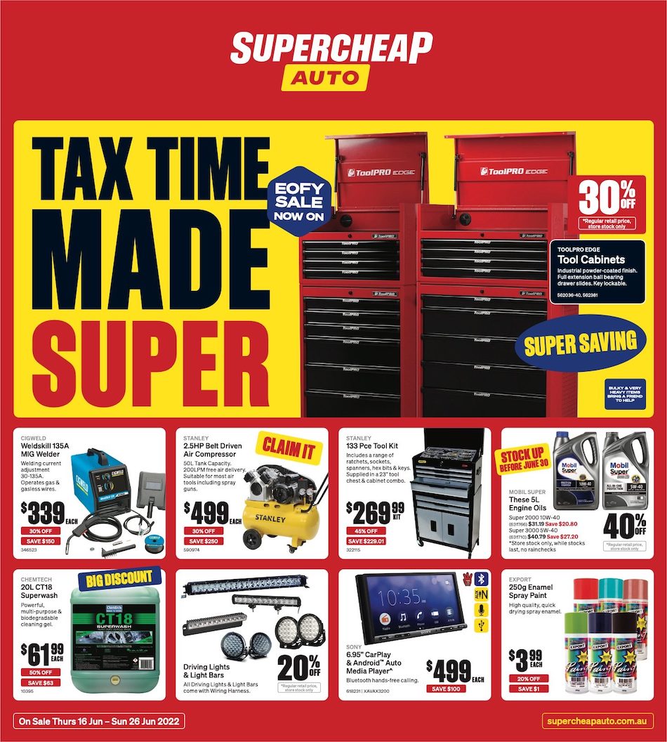 Supercheap Auto Catalogue