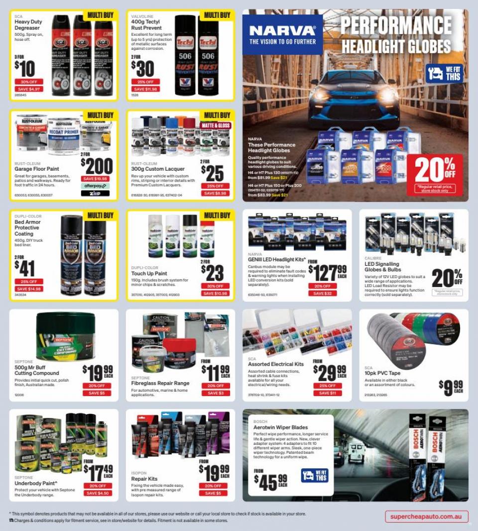 Supercheap Auto Catalogue