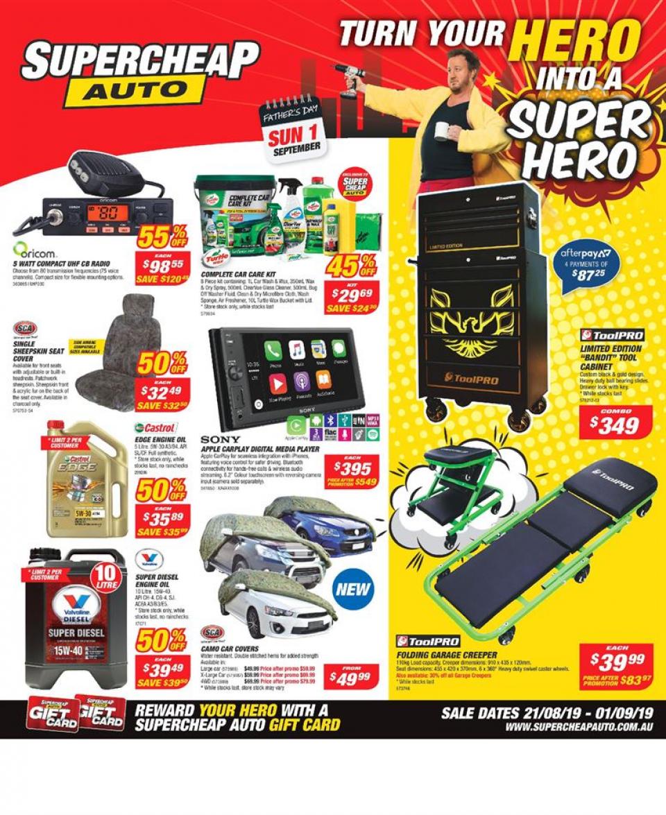 Supercheap Auto Catalogue