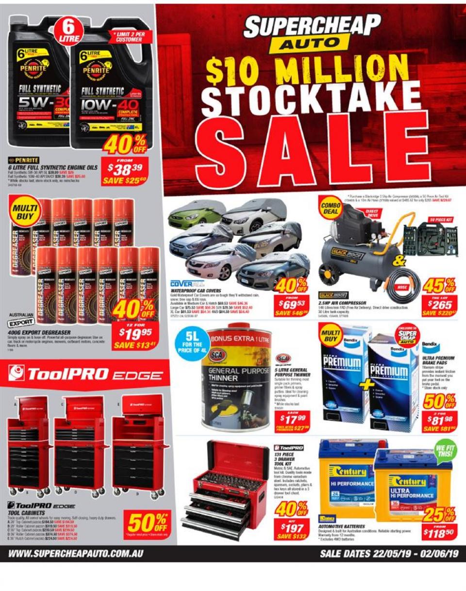 Supercheap Auto Catalogue