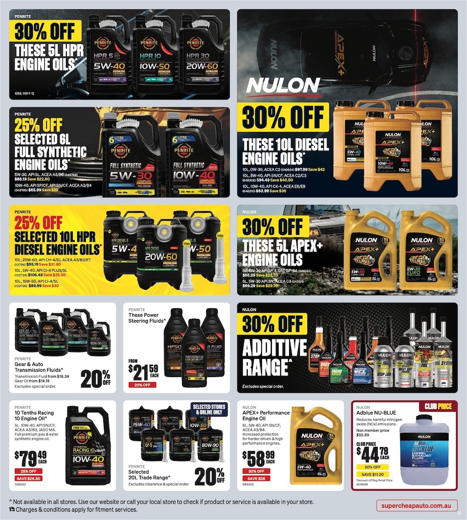 Supercheap Auto Catalogue