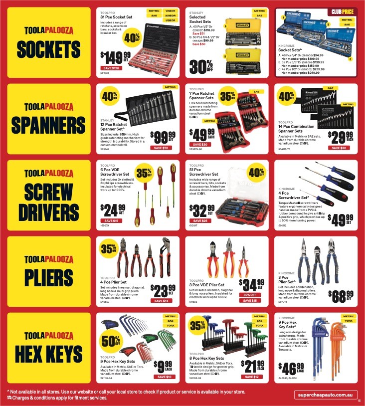 Supercheap Auto Catalogue