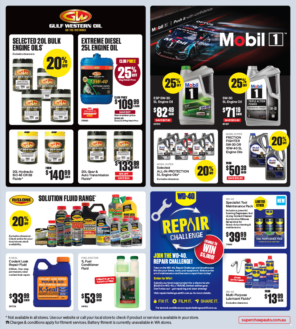 Supercheap Auto Catalogue