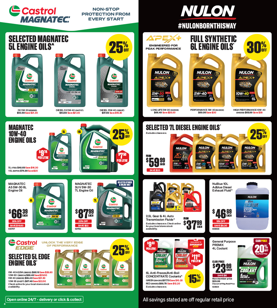 Supercheap Auto Catalogue