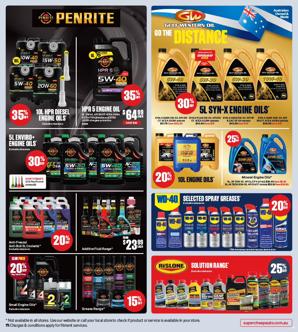 Supercheap Auto Catalogue
