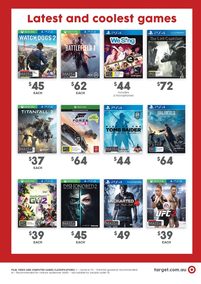 Target Catalogue