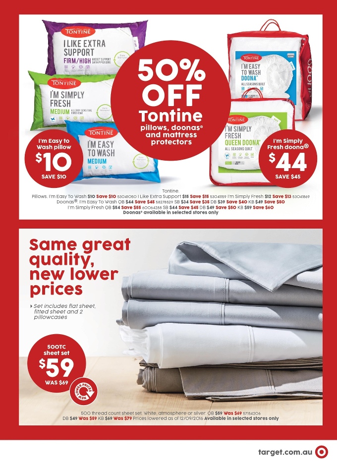 Target Catalogue
