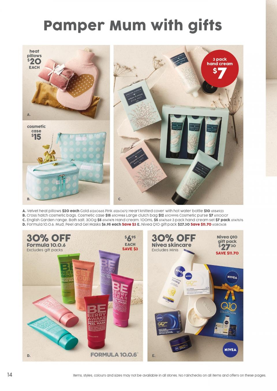 Target Catalogue