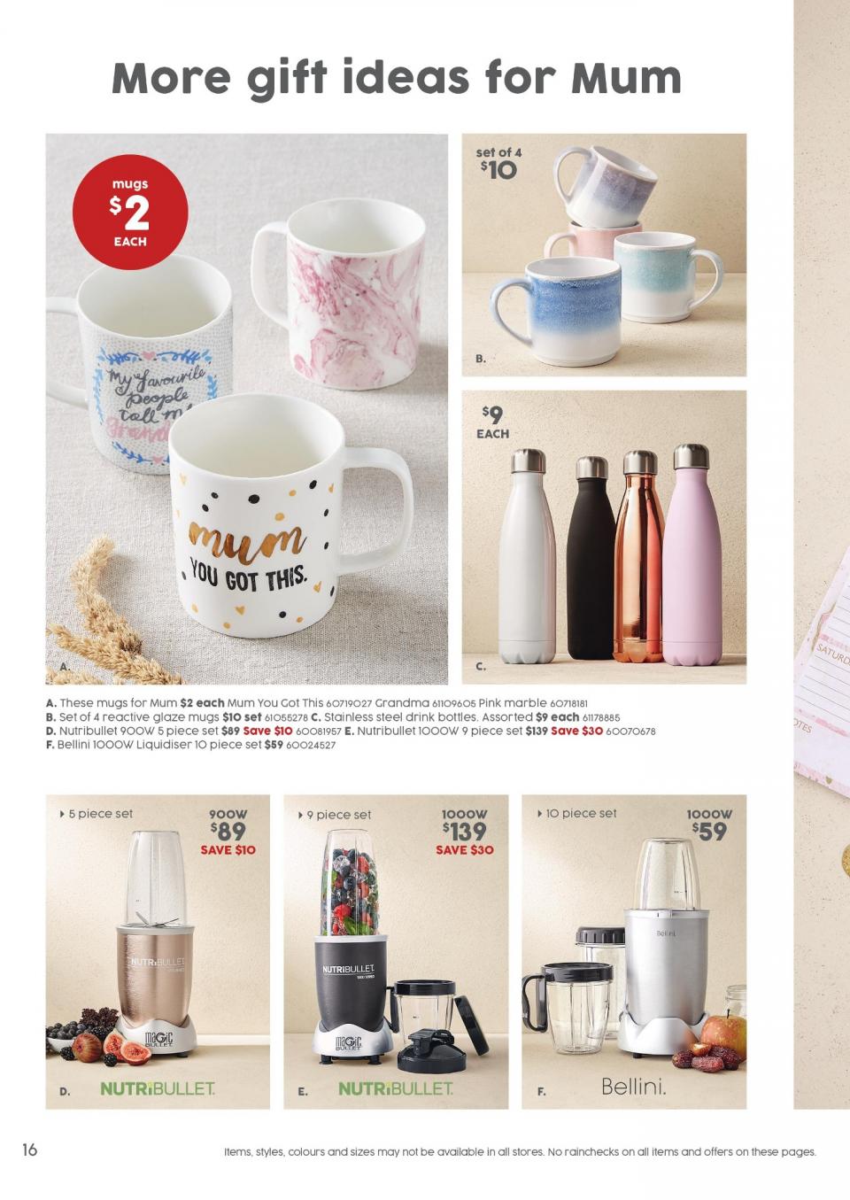Target Catalogue