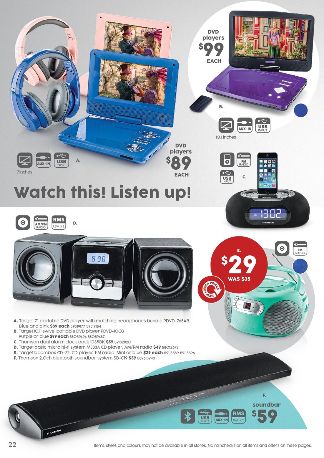 Target Catalogue