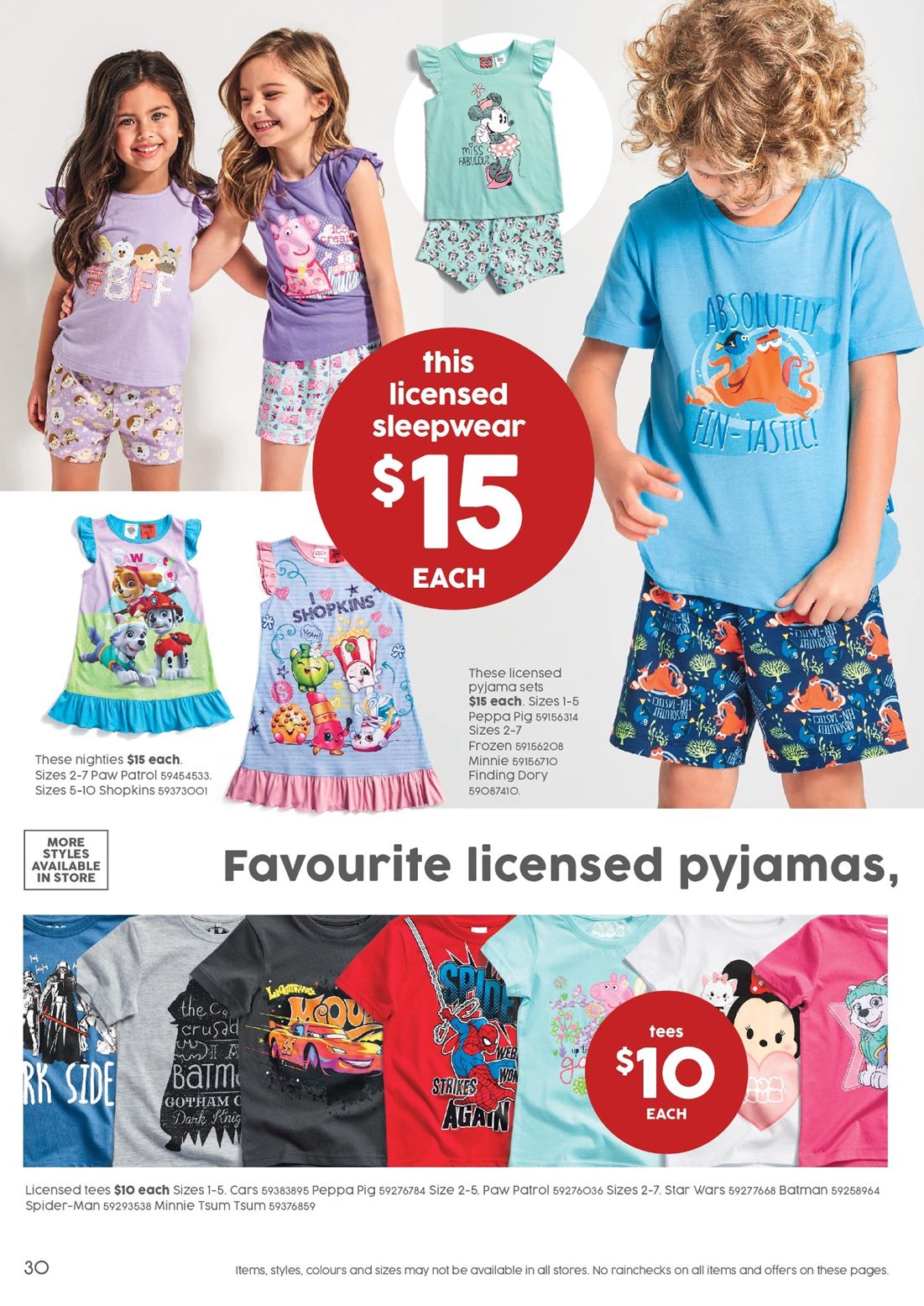 Target Catalogue