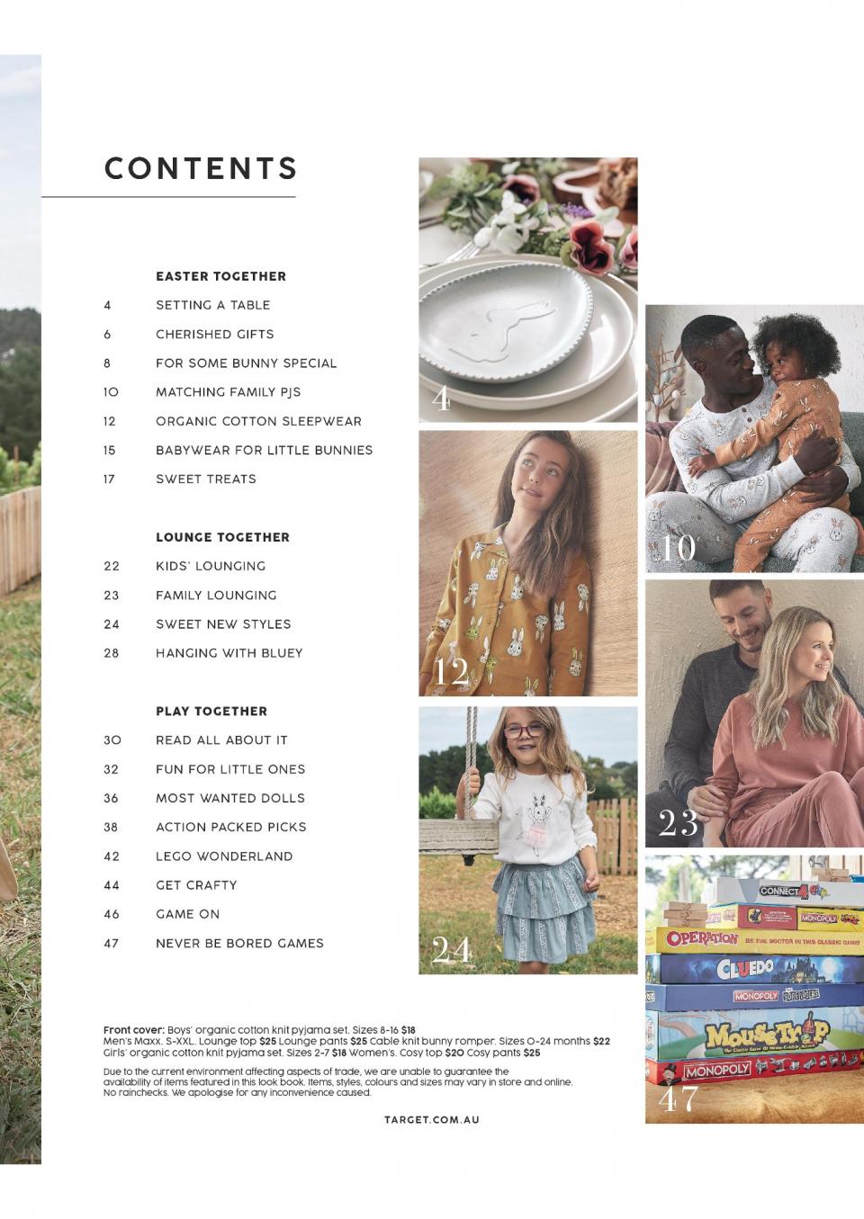 Target Catalogue