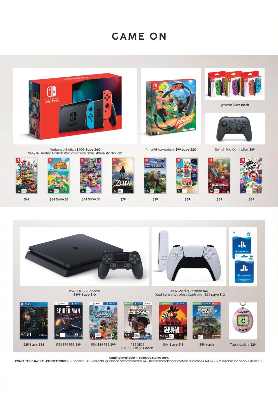Target Catalogue