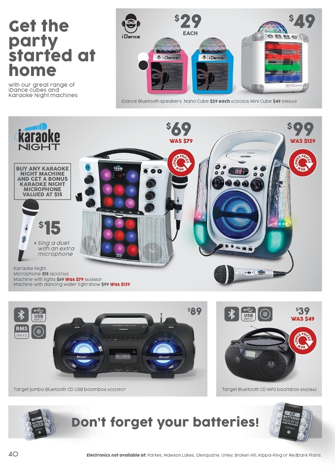 Target Catalogue