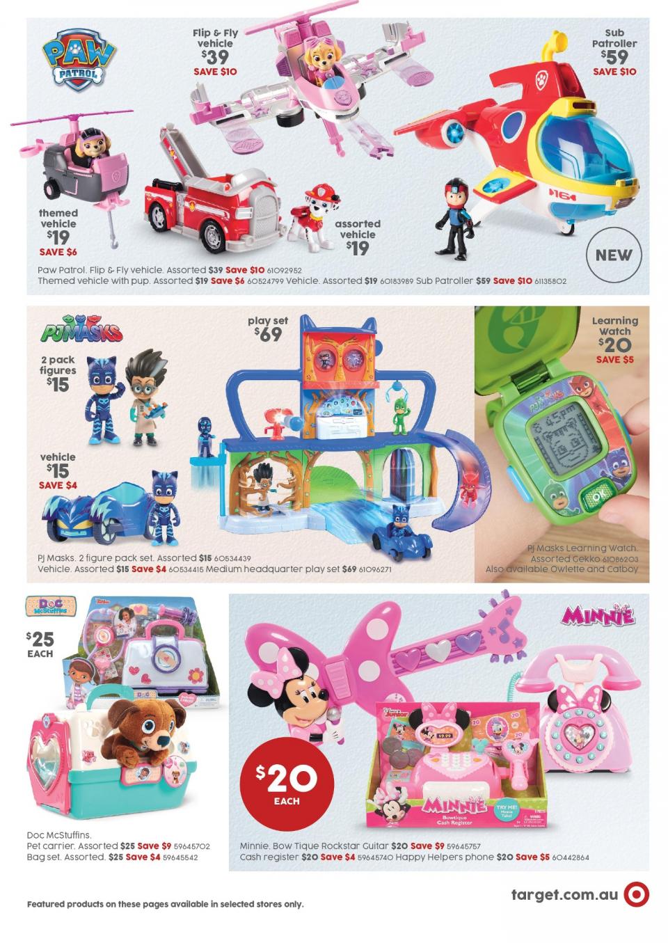 Target Catalogue