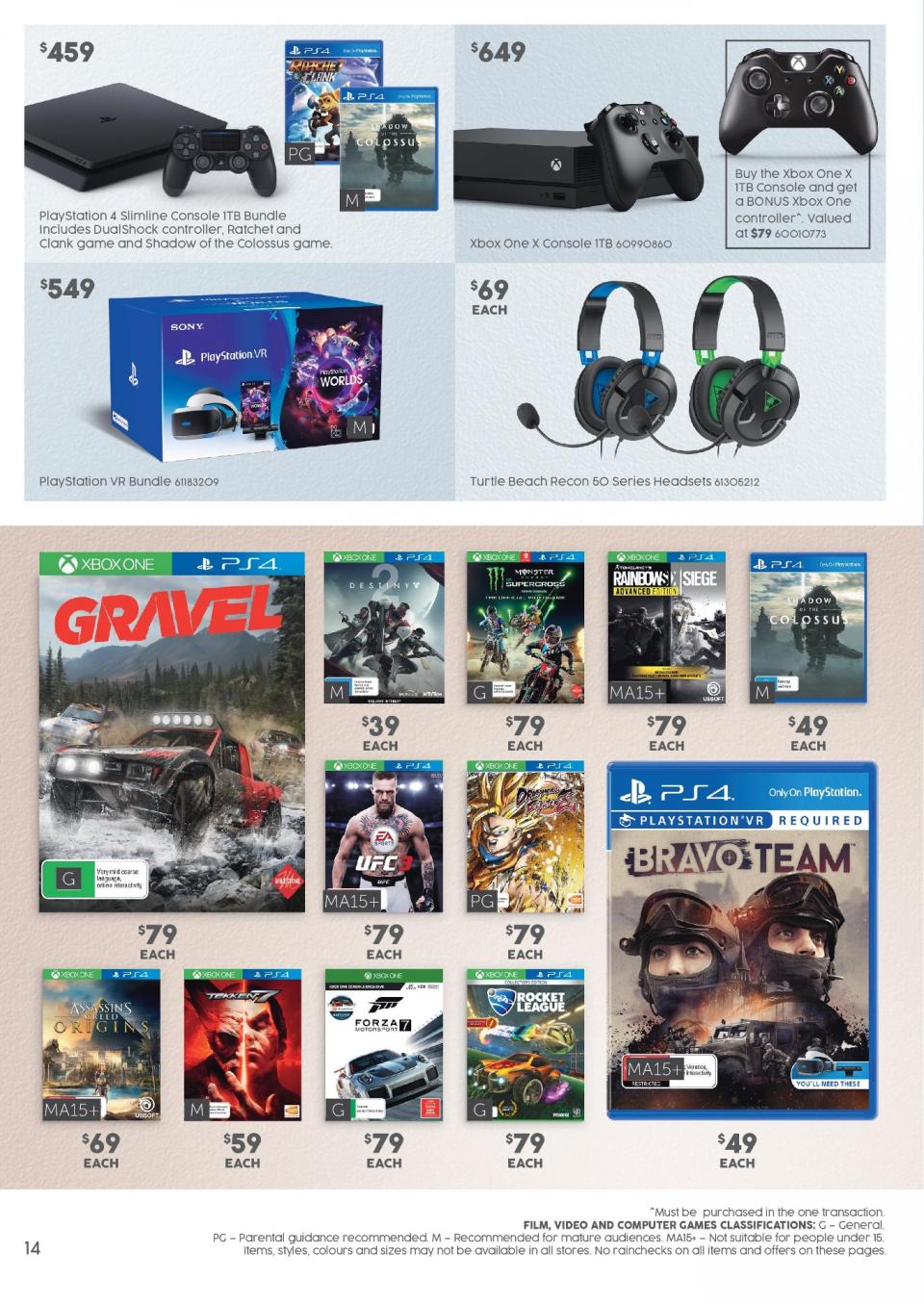 Target Catalogue