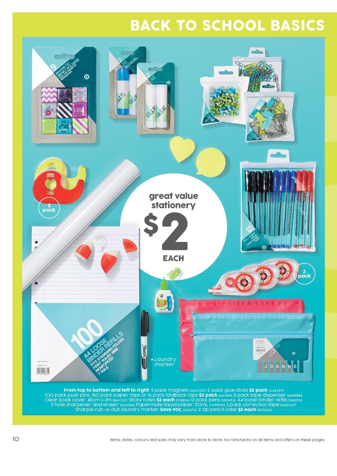 Target Catalogue