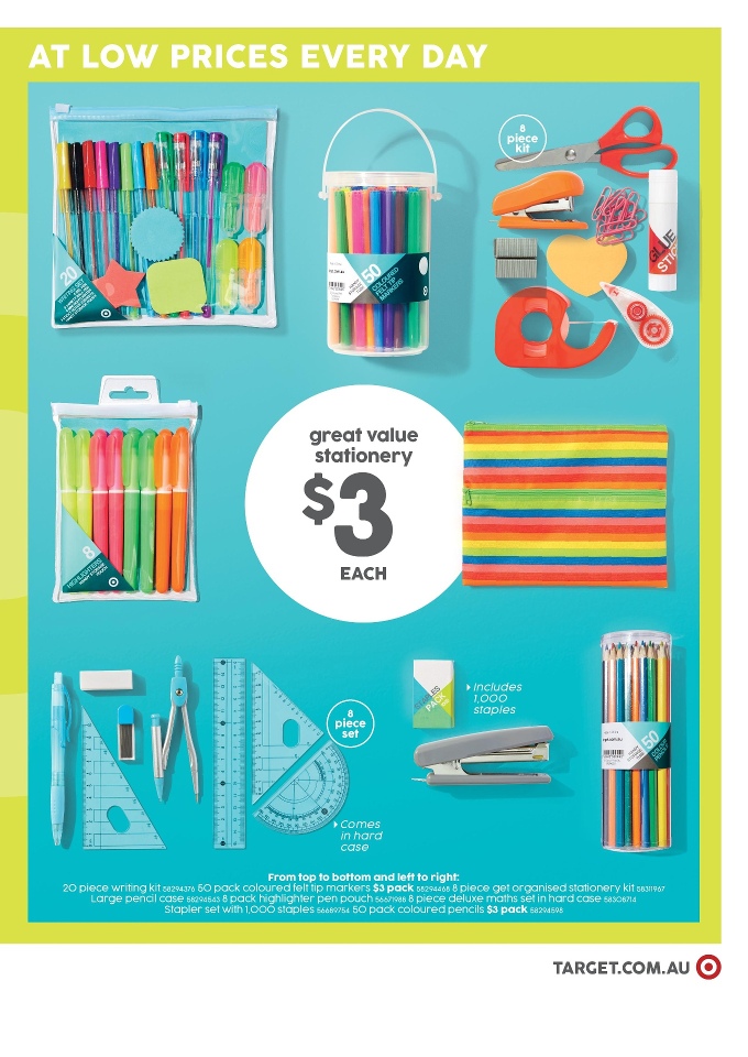 Target Catalogue
